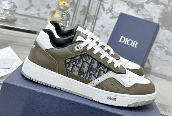 Dior B27 Low Olive Green White