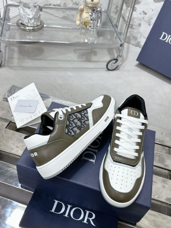 Dior B27 Low Olive Green White