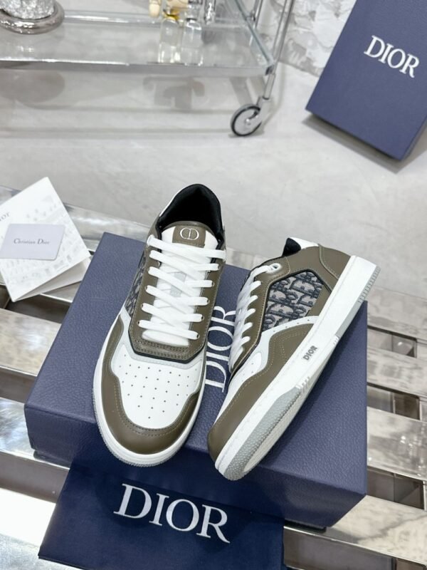 Dior B27 Low Olive Green White