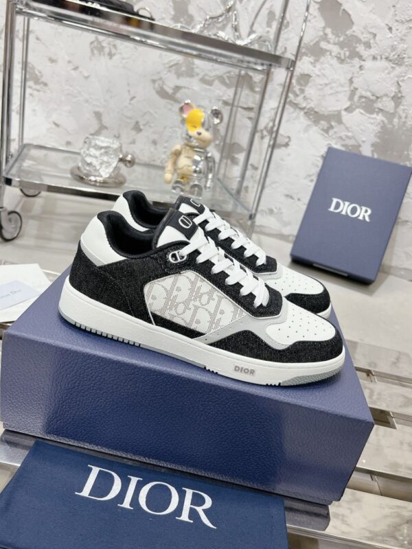 Dior  B27 Low Black and White  Grey