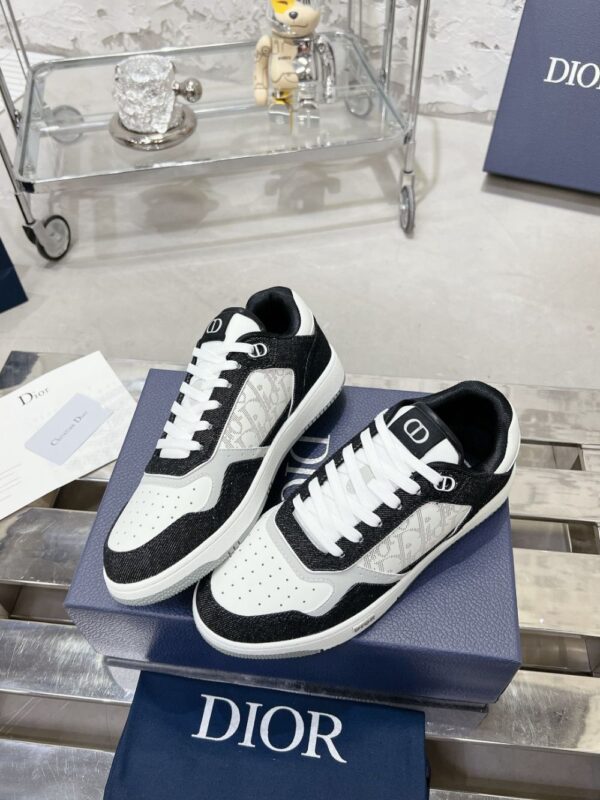 Dior  B27 Low Black and White  Grey