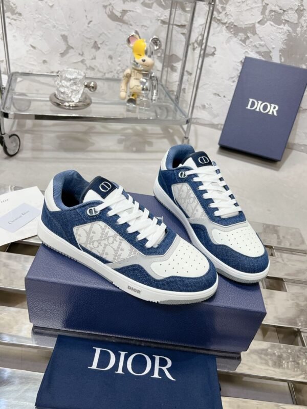 Dior  B27 Low Blue and White  Grey