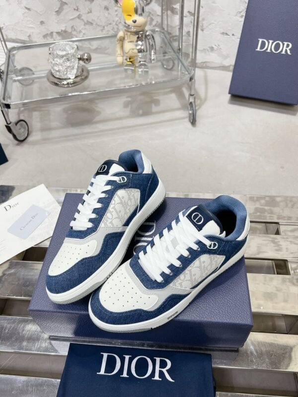 Dior  B27 Low Blue and White  Grey