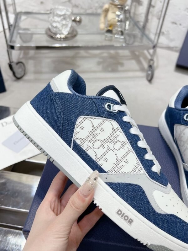 Dior  B27 Low Blue and White  Grey