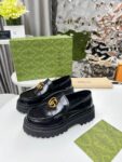 Gucci Loafer  GG Bright leather Black
