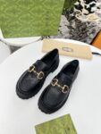 Gucci Loafer  Dark leather Black