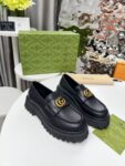 Gucci Loafer GG  Dark leather Black