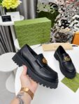 Gucci Loafer GG  Dark leather Black