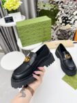 Gucci Loafer GG  Dark leather Black
