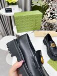 Gucci Loafer GG  Dark leather Black
