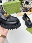 Gucci Loafer GG  Dark leather Black