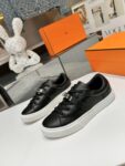 Hermes Classic Casual Skate Shoes Black
