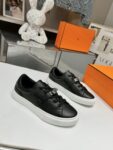 Hermes Classic Casual Skate Shoes Black