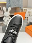 Hermes Classic Casual Skate Shoes Black