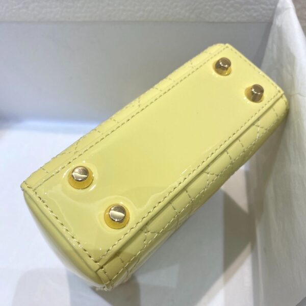 Dior Bag Lady Dr 17*15*7cm Yellow