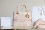 Dior Bobby Lady D-Lite Embroidered tiger pink