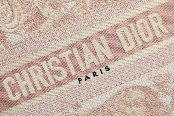 Dior Bobby Lady D-Lite Embroidered tiger pink