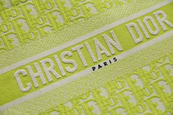 Dior Book Tote Oblique Fluorescent Green