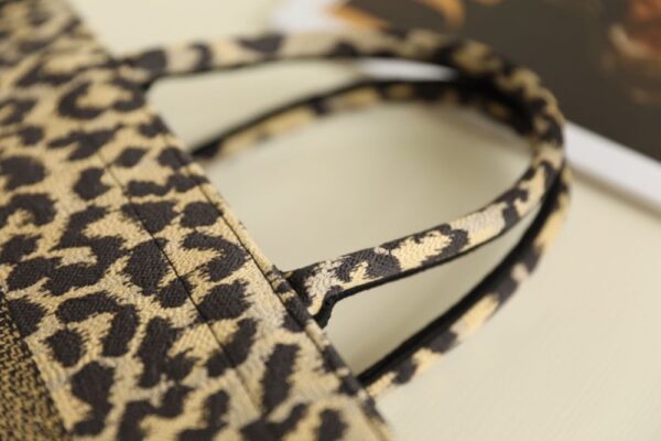 DIOR Book Tote Leopard Print Shopping Bag DR-58