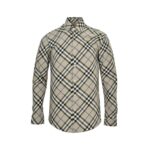 Burberry 24ss Twill Check Long Sleeve Shirt Dark