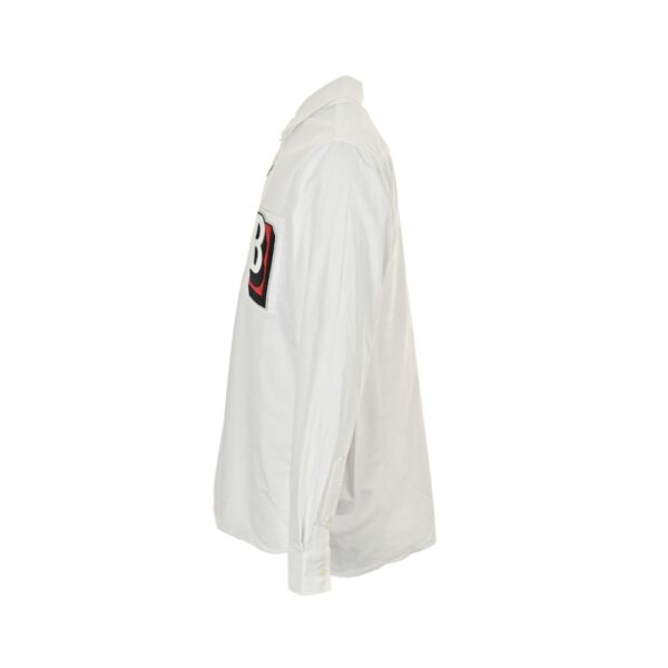 Burberry Letter B embroidered towel shirt