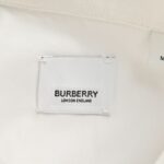 Burberry Letter B embroidered towel shirt