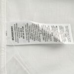 Burberry Letter B embroidered towel shirt