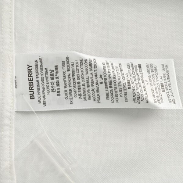 Burberry Letter B embroidered towel shirt