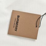 Burberry Letter B embroidered towel shirt