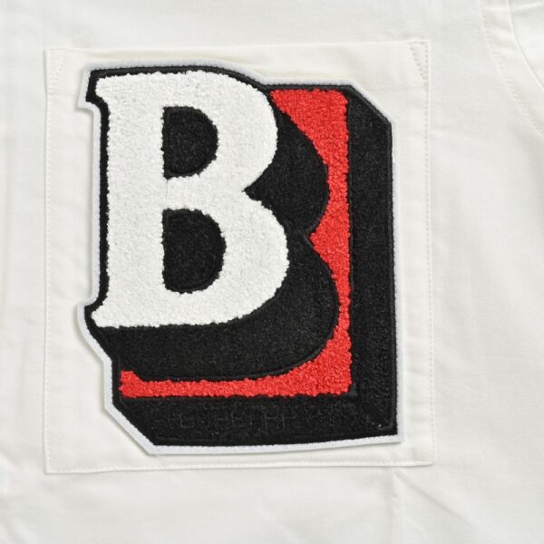 Burberry Letter B embroidered towel shirt