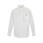 Burberry Classic embroidered TB logo shirt White