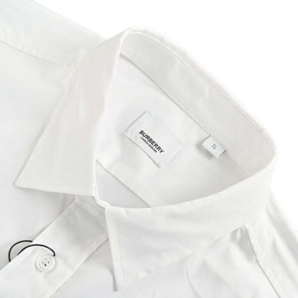 Burberry Classic embroidered TB logo shirt White