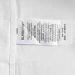 Burberry Classic embroidered TB logo shirt White