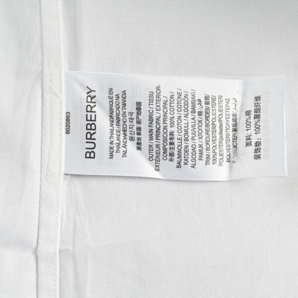 Burberry Classic embroidered TB logo shirt White
