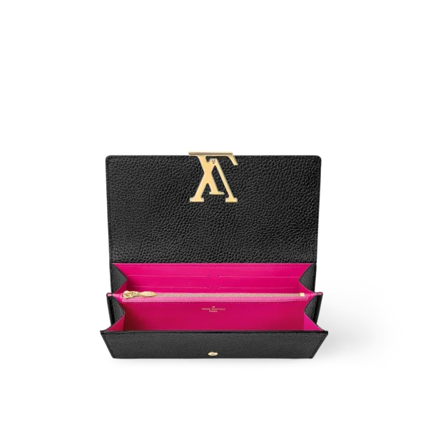 LV Capucines Wallet replica LV Capucines wallet Taurillon leather